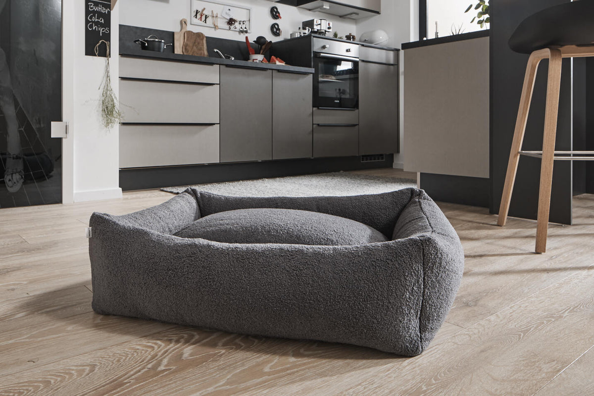 LABONI CLASSIC Hundebett  - TEDDY GREY