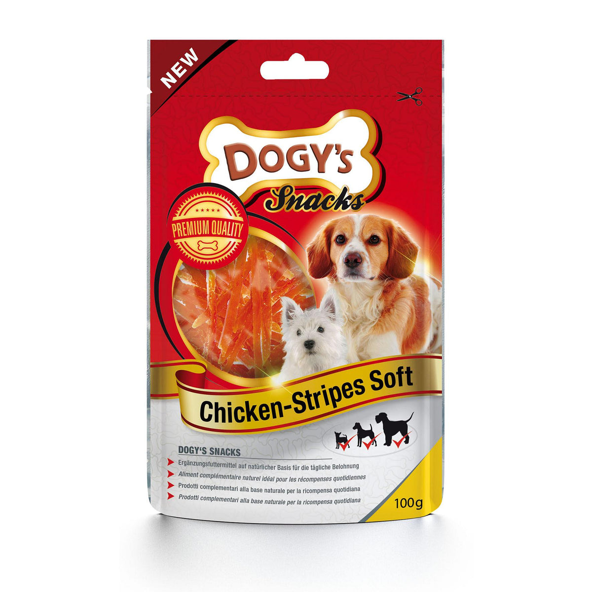 Chicken-Stripes Soft Hundesnack