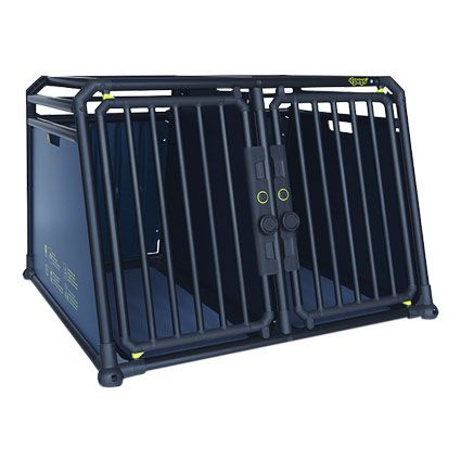 4pets Doppelhundetransportbox PRO NOIR 22 L