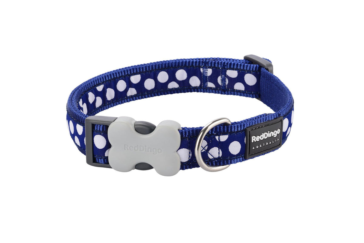 Hundehalsband Design Dunkelblau S