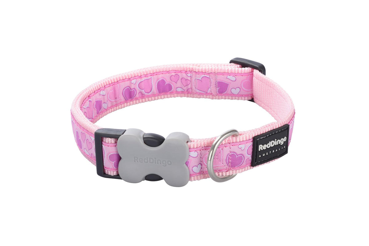 Hundehalsband Design Pink S