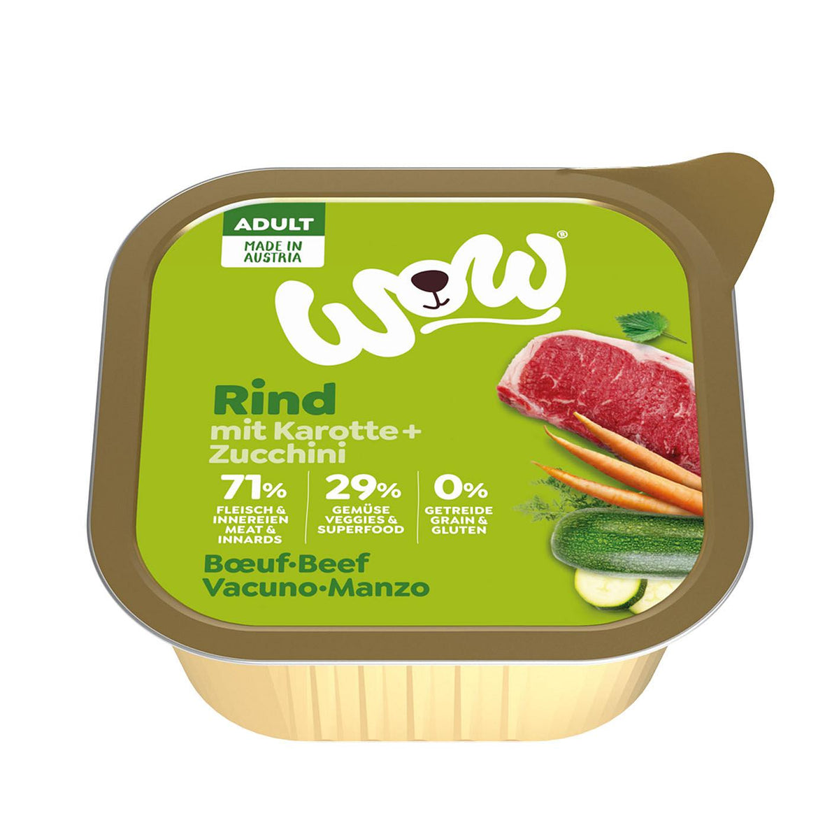 Adult Rind mit Karotten, 150g