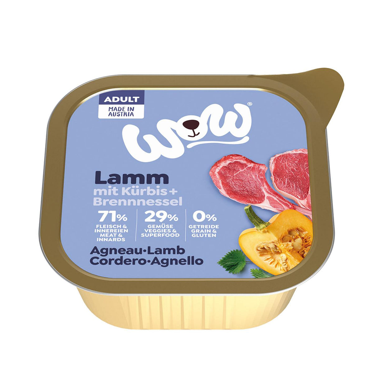 Adult Lamm mit Kürbis, 150g