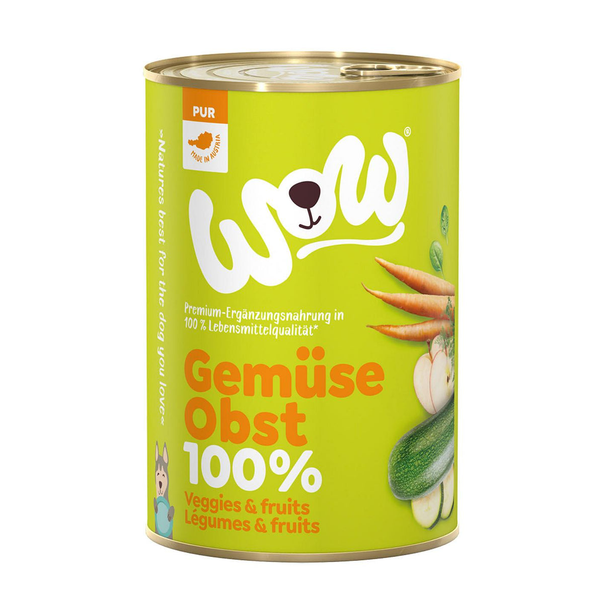 100% Gemüse und Obst PUR, 400g