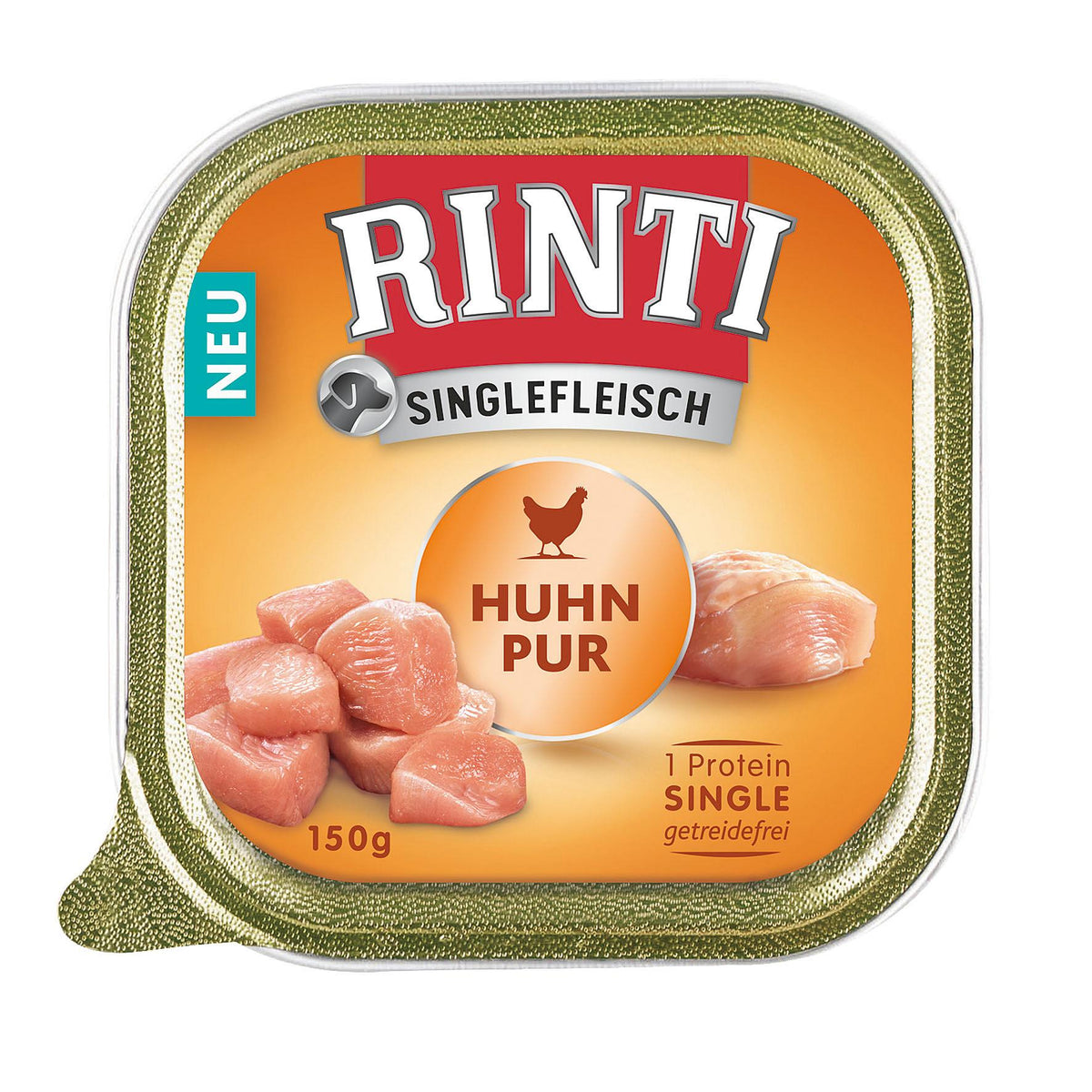 Singlefleisch Huhn Schale 150g