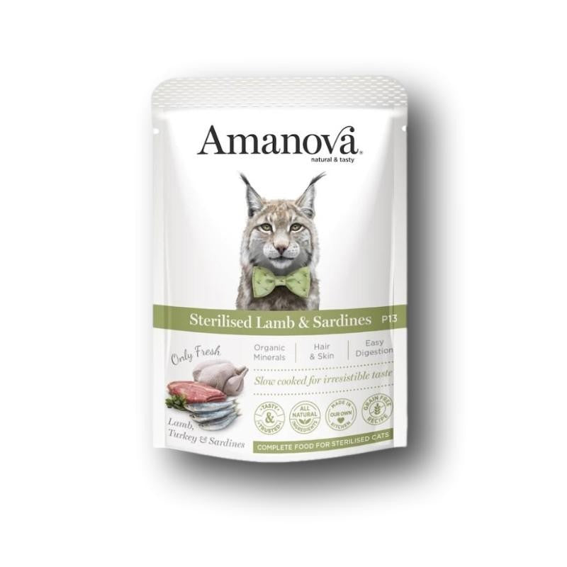 Amanova Lamb & Sardines- Lamm & Sardinen - 85g