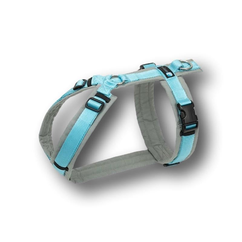 Anny-X Brustgeschirr Fun & Protect - Grau/Eisblau