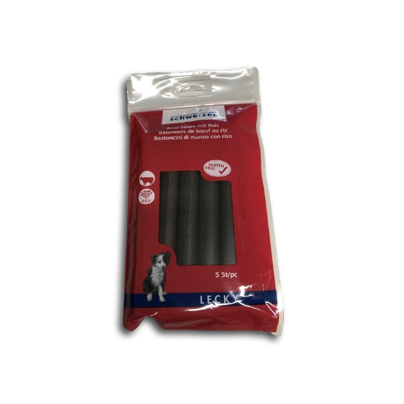 Lecky Rind-Sticks mit Reis