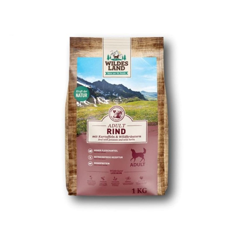 Wildes Land Rind Kartoffel