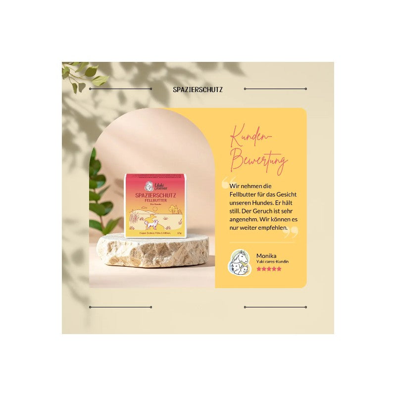 YukiCares Fellbutter - Spazierschutz